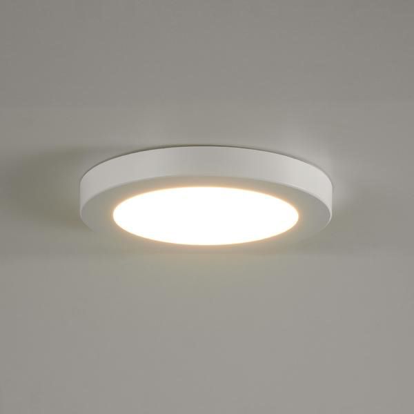 LED-Einbauleuchte MOON 12W 3000-6000K ws 1020lm Konv Dimmung Phasenabschnitt IP20