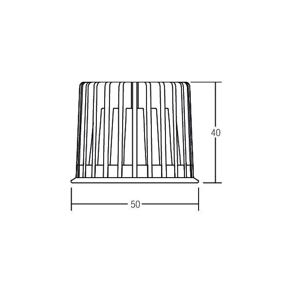 LED-Modul 6W 1LED 17V 3000K 730lm 38° DC LEDmodul