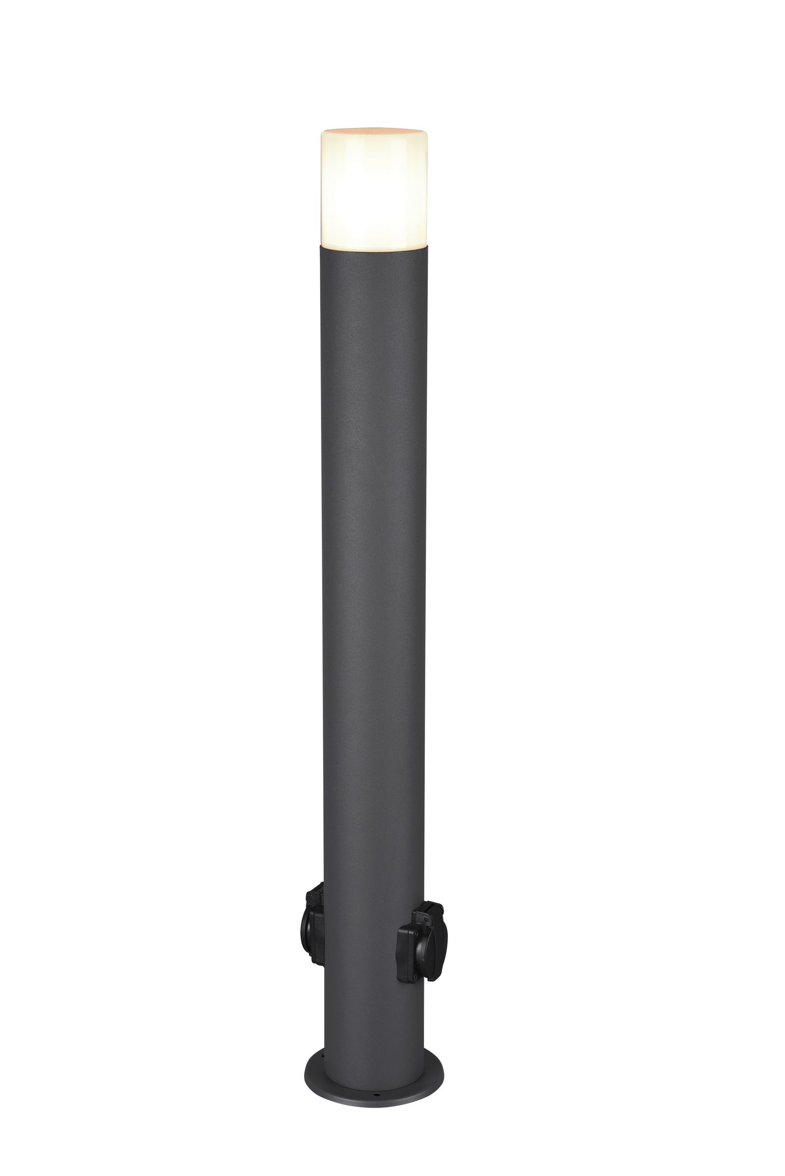 Pollerleuchte 28W HOOSIC E27 anth Alu HV IP44 Kst_opal