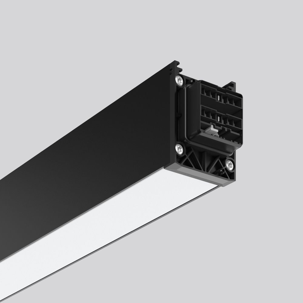 LED-Geräteträger 84W LINEDO 4000K 4LEDs 12000lm elektr.Trafo IP54 sw