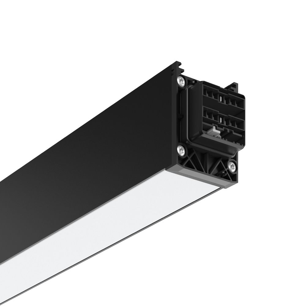 LED-Geräteträger 40W LINEDO 5000K 6000lm 4LEDs elektr.Trafo IP54 sw 58x2291x76mm