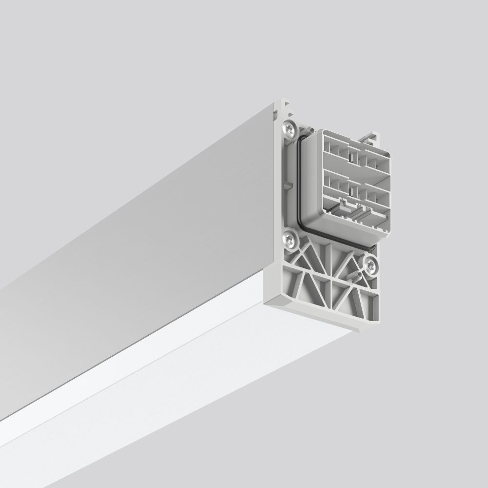 LED-Geräteträger 40W LINEDO 3000K 5700lm 4LEDs elektr.Trafo IP54 al 58x2291x91mm