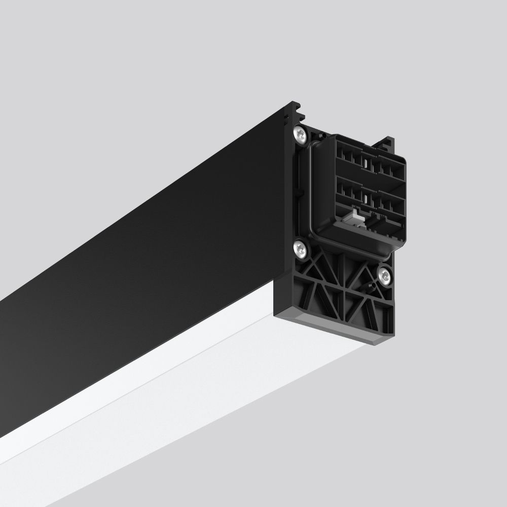 LED-Geräteträger 104W LINEDO 5000K 4LEDs 14600lm elektr.Trafo IP54 sw