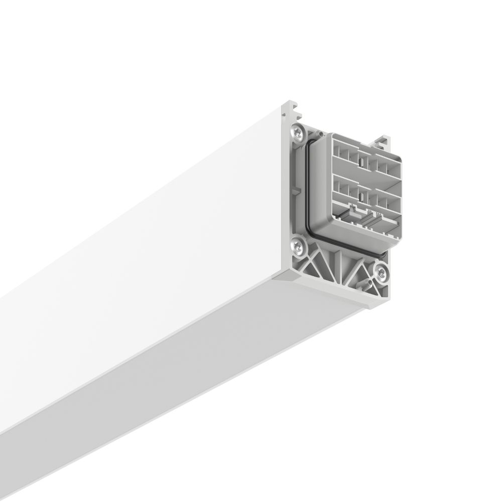 Tragschiene Lichtband 4-l LINEDO 5x2,5qmm IP54 ws 4-längig L=4547,5mm
