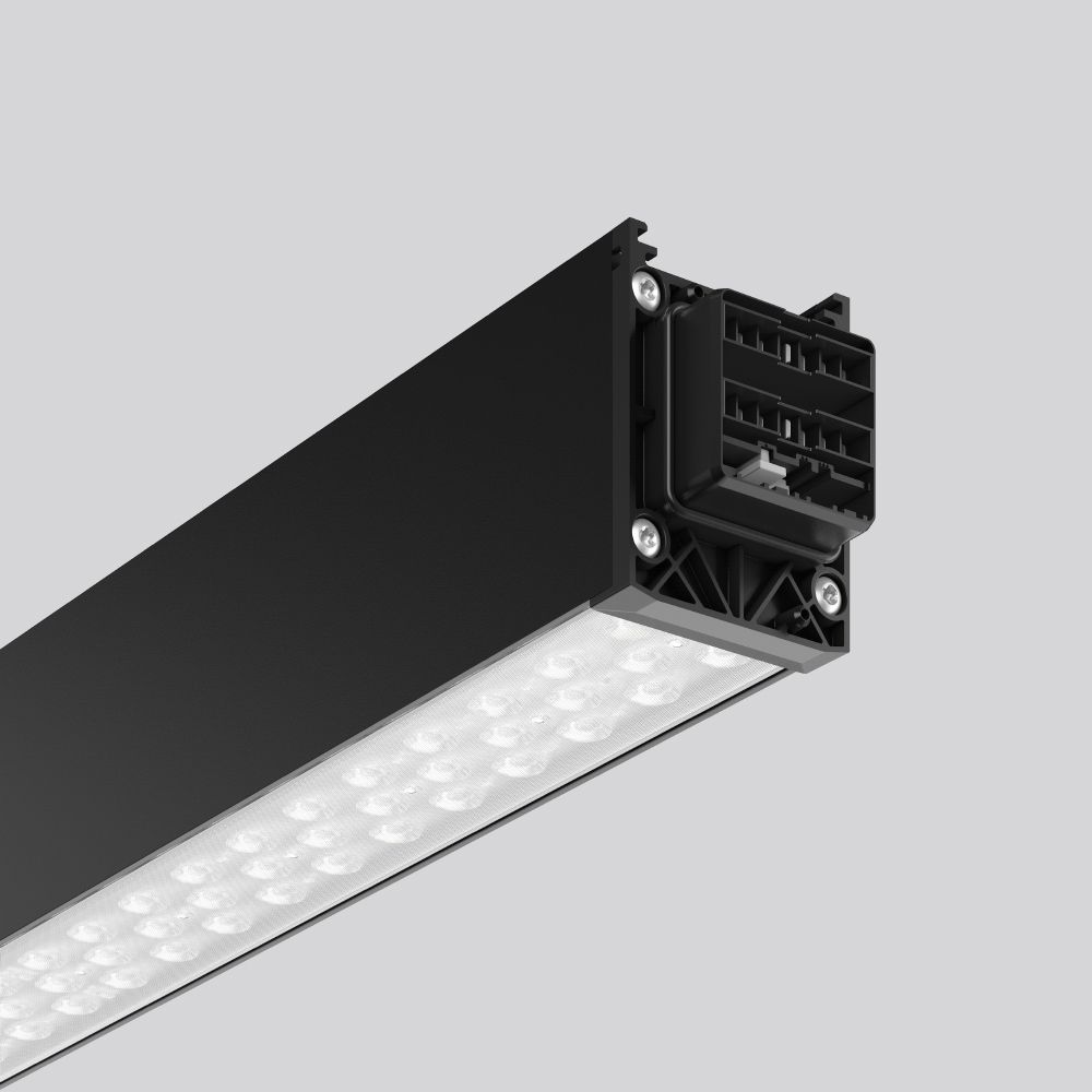 LED-Geräteträger 120W LINEDO 3000K 8LEDs 18900lm elektr.Trafo IP54 sw