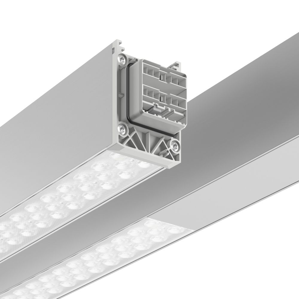 LED-Geräteträger 84W LINEDO 3000K 4LEDs 12600lm elektr.Trafo IP54 al