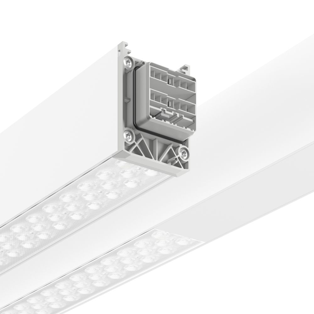 LED-Geräteträger 31W LINEDO 3000K 4650lm 2LEDs elektr.Trafo IP54 ws 58x4547x76mm