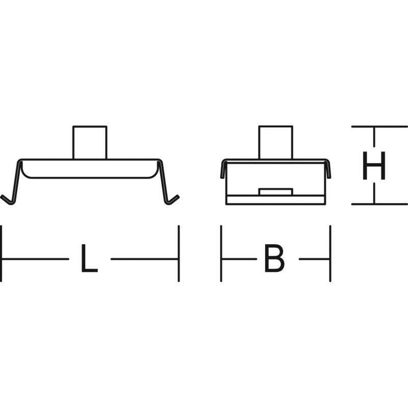 Seilabhängung edst LINEDO L33,2mm B54mm