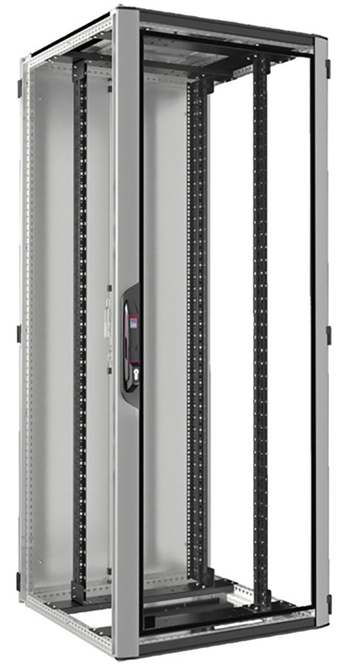 Netzwerkschrank ST 24HE vo pulverbesch B800xH1200xT800mm IP20 m.Festrahm