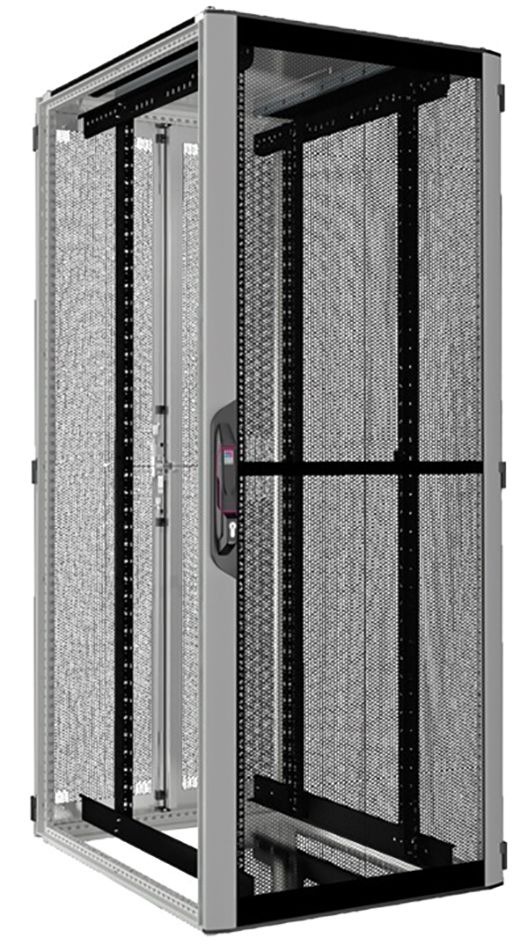 Netzwerkschrank ST 24HE vo pulverbesch B800xH1200xT1000mm IP20 m.Festrahm
