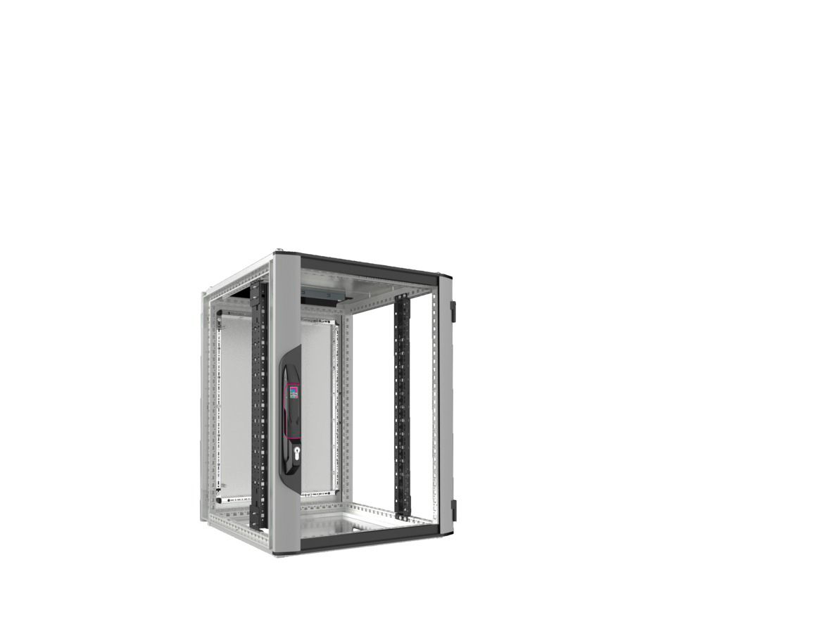 Netzwerkschrank ST 15HE B600xH800xT600mm IP20 vo Mit rückseitiger Tür pulverbesch