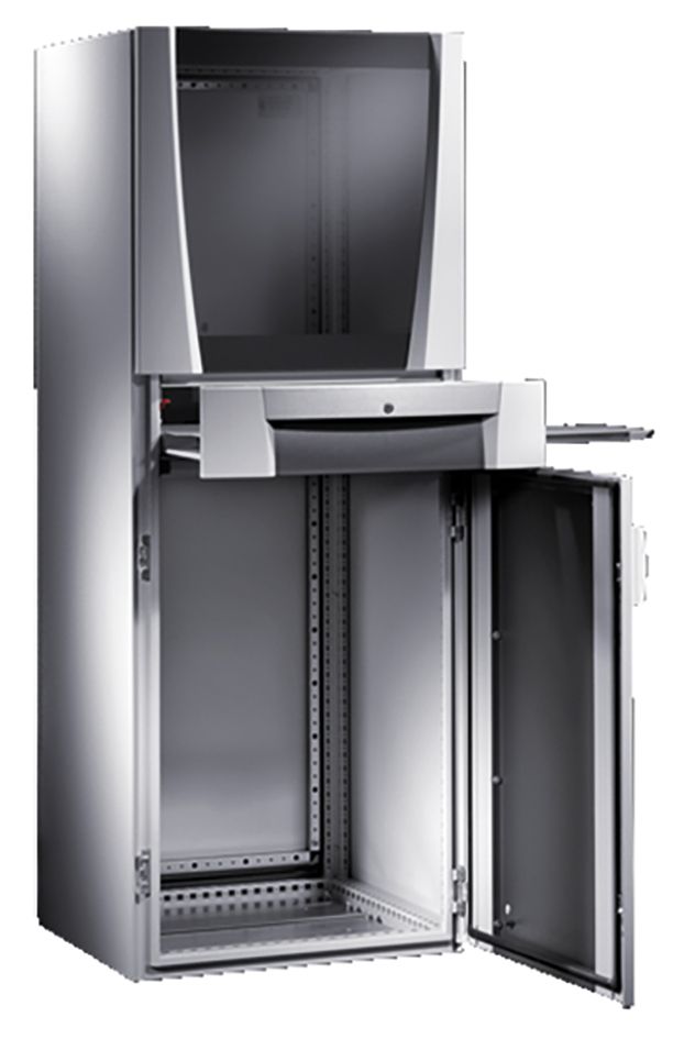 PC-Schrank ST 836mm IP55 RAL7035 pulverbesch