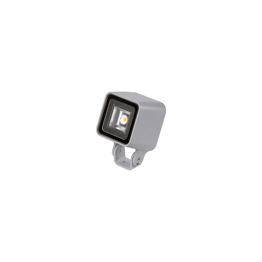 LED-Wandstrahler 14W Monoflood 1 3000K 1437lm Dimmung DALI 1LED Alu IP65 si mt