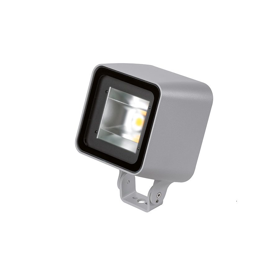 LED-Wandstrahler 52W Monoflood 3 3000K 5092lm Konv Dimmung DALI 1LED Alu IP65