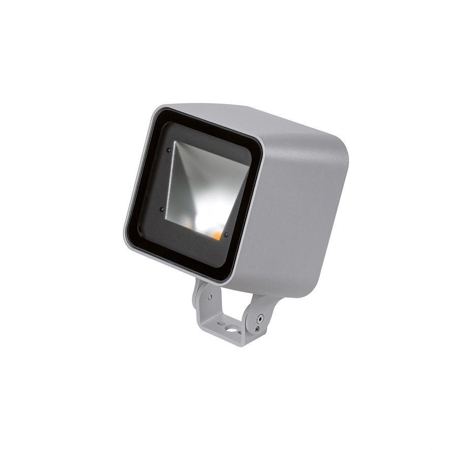 LED-Wandstrahler 53W Monoflood 3 3000K 4792lm Konv Dimmung DALI 1LED Alu IP65