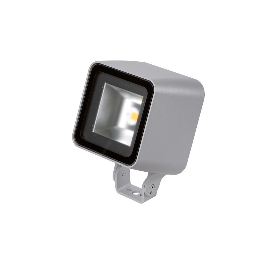 LED-Wandstrahler 52W Monoflood 3 3000K 5252lm Konv 1LED Alu IP65 si mt
