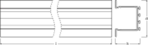 Profil gr IP00 2000x39x26mm Ersatzteil Zubehör