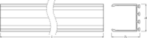 Profil gr IP00 2000x26x26mm Ersatzteil Zubehör