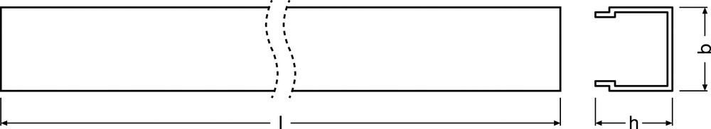 Abblendung ws sym direkt Kst 1000x26,3x17,7mm