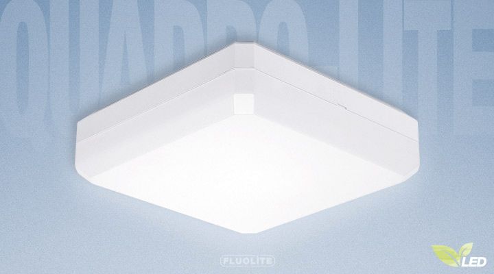 LED-Kunststoffleuchte 0-6W 4000K 500lm ws Konv IP65 200x200x60mm