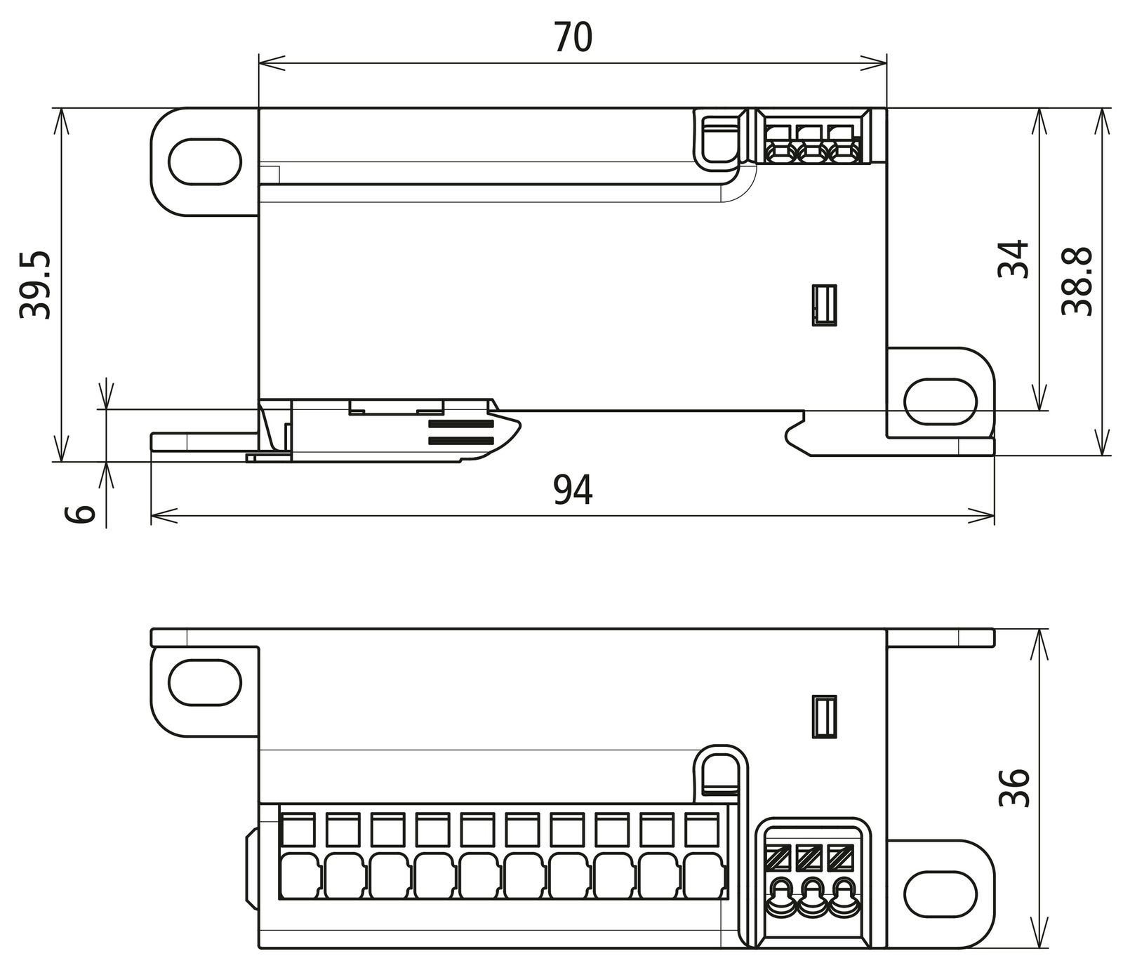 Überspannungsableiter Netzform-TN-S/TT 230VAC 1,5kV m.Fernmeldekont 10kA opt
