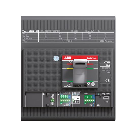 Leistungsschalter 160A 4p 25A/In IP20 opt.Motorantr Motorantrieb optional