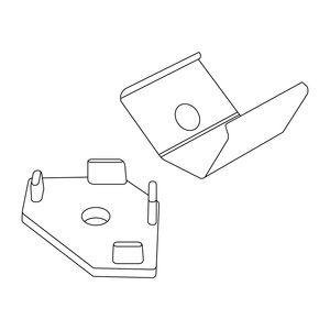Endstück ws IP00 20x20x6mm Zubehör
