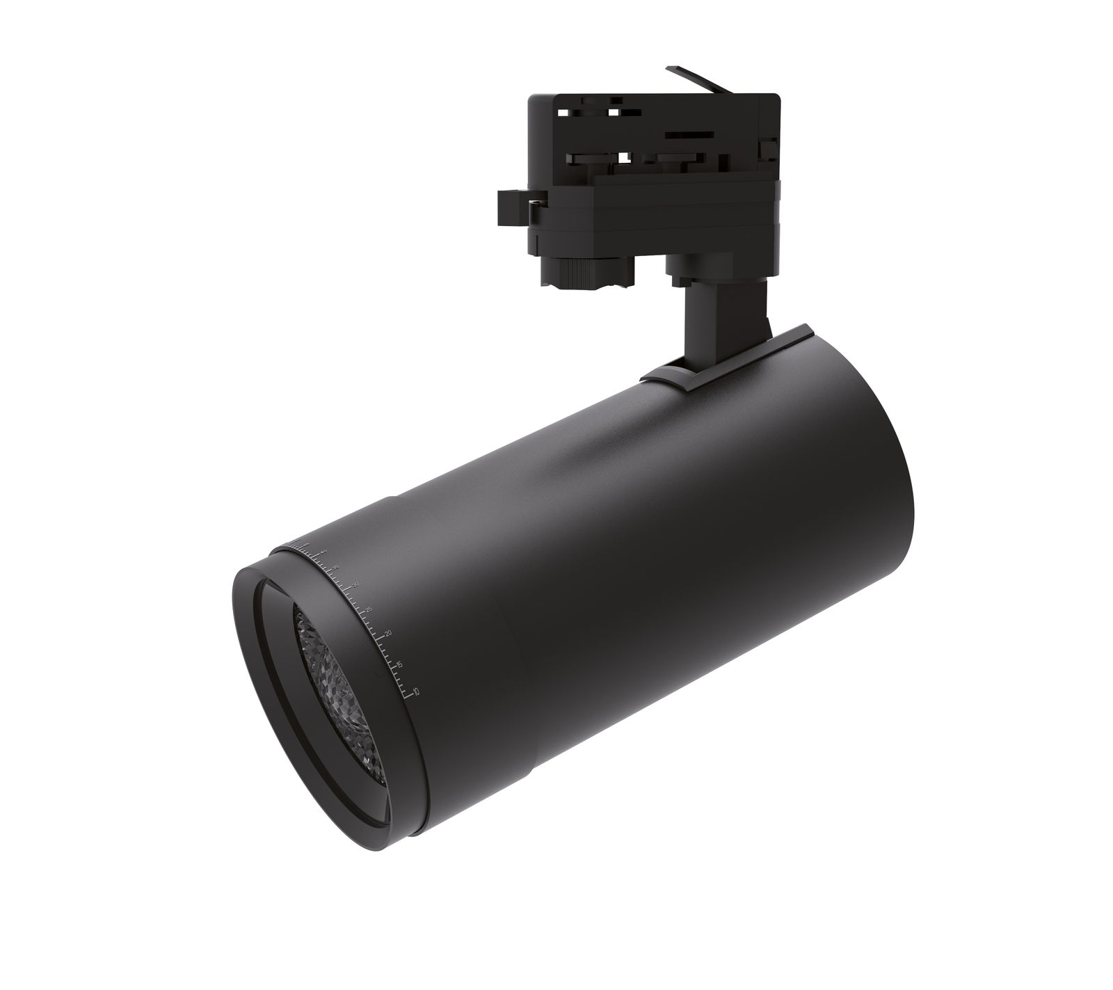 LED-Schienenstrahler 30W DLZO 3000K 1LED 2400lm Konv Alu IP20 sw mt 3Ph