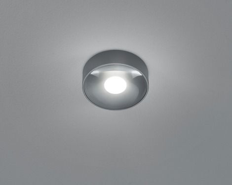 LED-Deckenanbauleuchte 6W 3000K 320lm graphit Konv IP65 Ø110x40mm