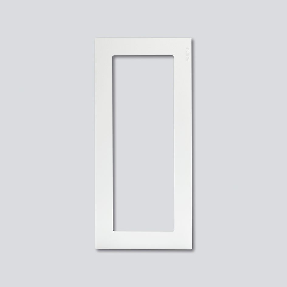 Putzblende 2f AP Vario ws Alu 170x270x2mm