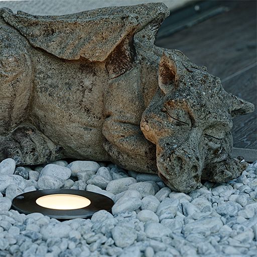 LED-Bodeneinbauleuchte 6W 3000K 350lm sw 220-240V LED nicht austauschbar 1LED