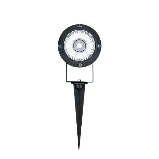 LED-Wegeleuchte 8W IP66 3000K 500lm sw Alu 1LED Gl_tr