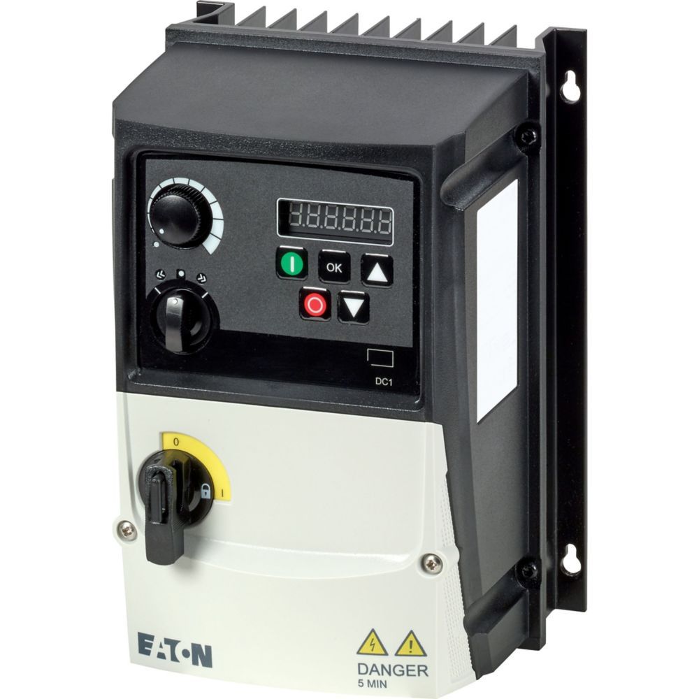 Frequenzumrichter lin=1,5 200-240V E3ph A3ph 500Hz 50/60Hz quad=1,5kW IP66 10%F