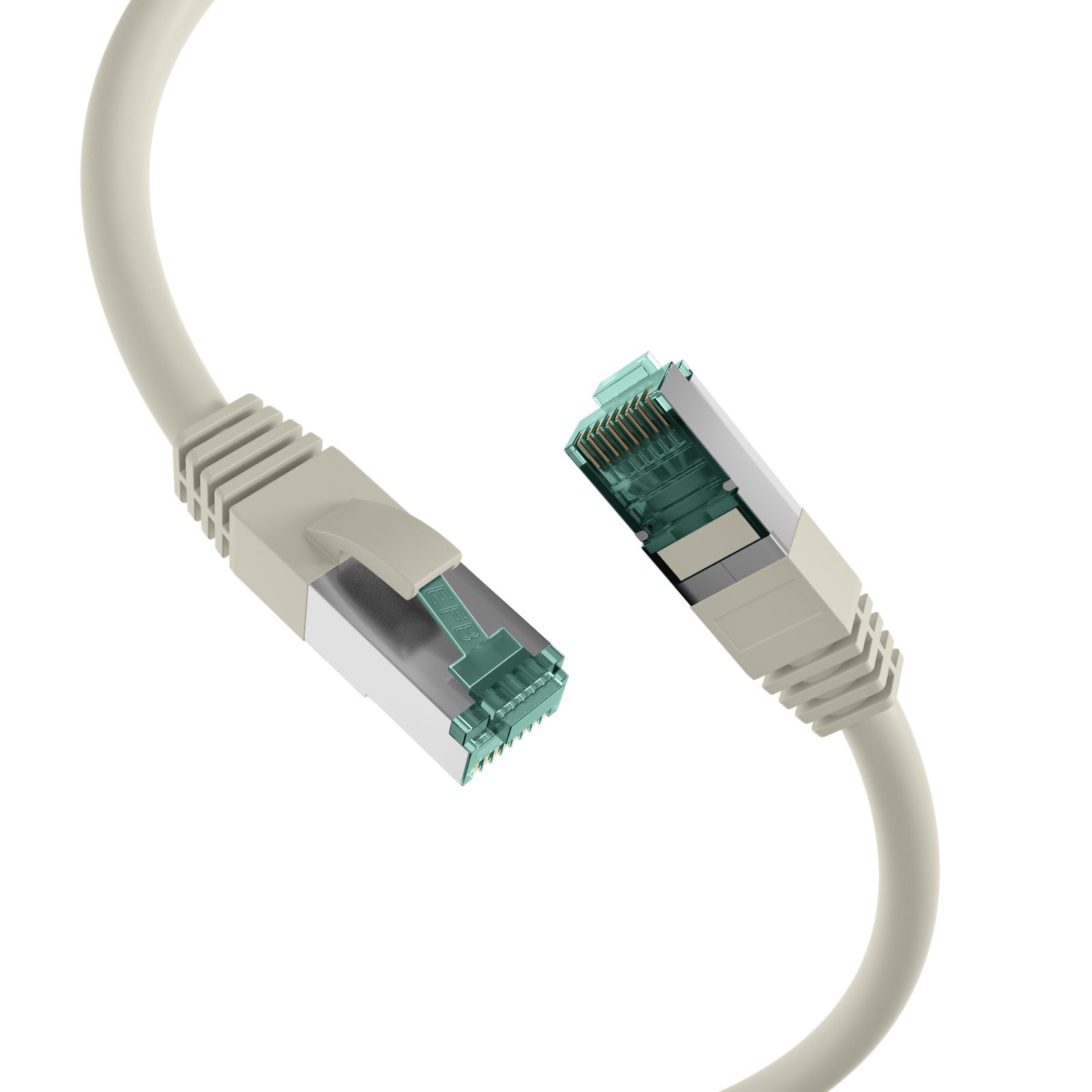 Patchkabel Cat6A 3m gr S/FTP RJ45 AWG27