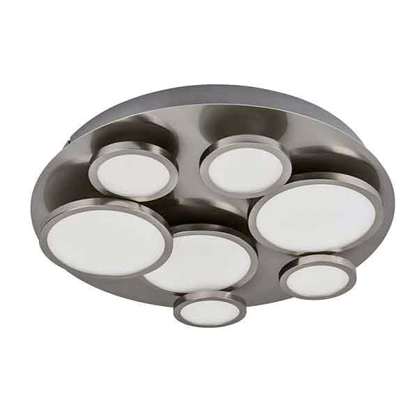 LED-Anbauleuchte NIKKI 35W 2700K 3250lm si IP20 GU10 Ø400x79mm