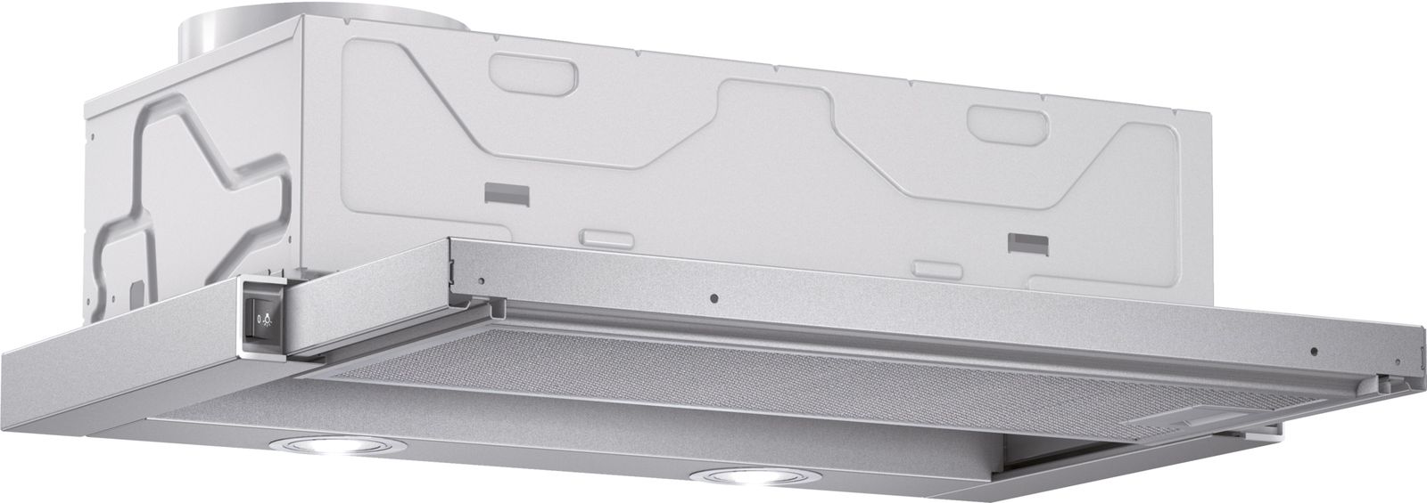 Dunstabzugshaube Flschirm 600mm si B LED 67dB 389cbm/h Ø120-150mm 3st Abl/Uml