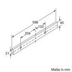 Dunstabzugshaube Flschirm 600mm si A LED 68dB 728cbm/h Ø120-150mm 4st Abl/Uml