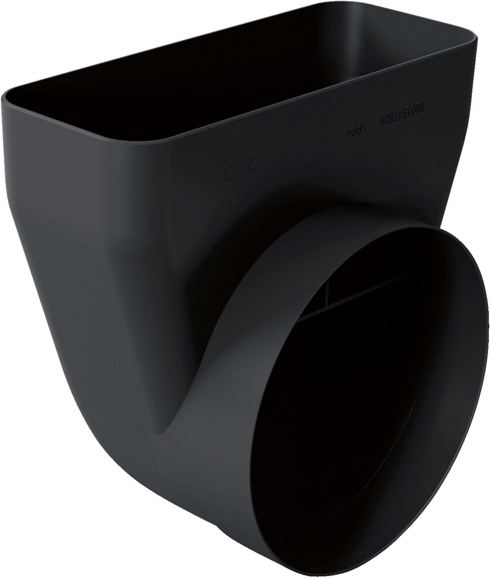 Adapter sw Ø150mm rnd Kst