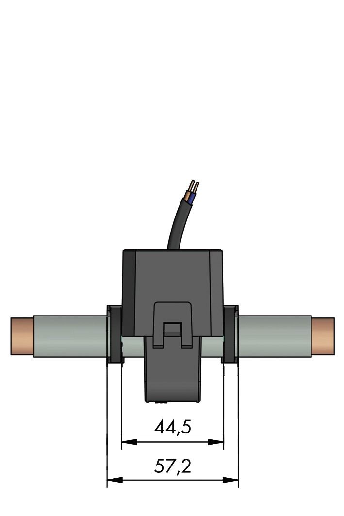 Kabelumbaustromwandler Kl=1 300A/1A 0,2VA m.Berührungss Schnappbef