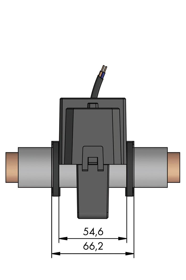 Kabelumbaustromwandler Kl=0,5 750A/1A 0,5VA m.Berührungss Schnappbef