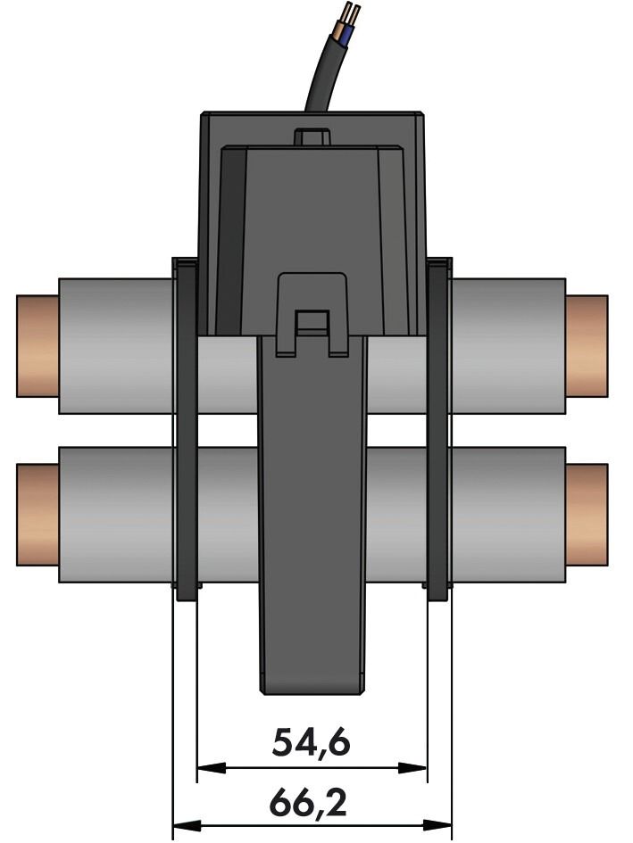 Kabelumbaustromwandler Kl=0,5 250A/1A 0,5VA m.Berührungss Schnappbef