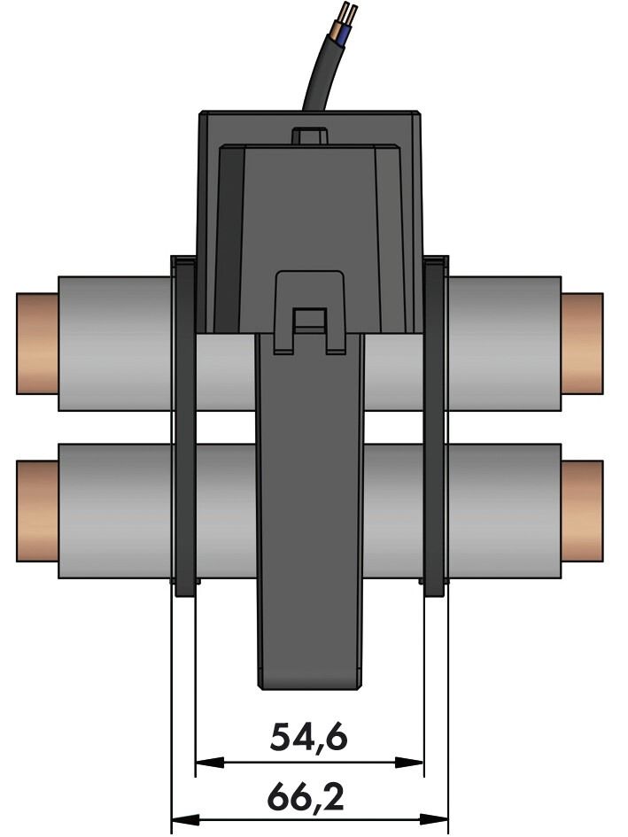 Kabelumbaustromwandler Kl=0,5 750A/1A 0,5VA m.Berührungss Schnappbef