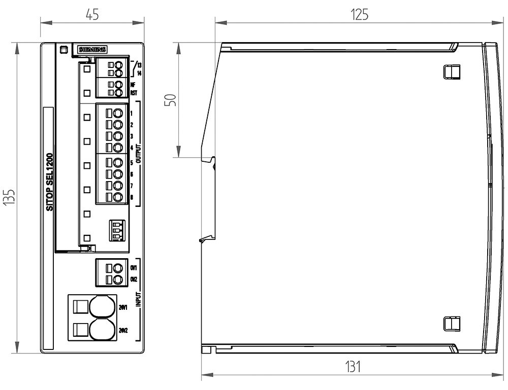 Stromwächter 1-5A min.Ansp=1s max.Ansp=5s