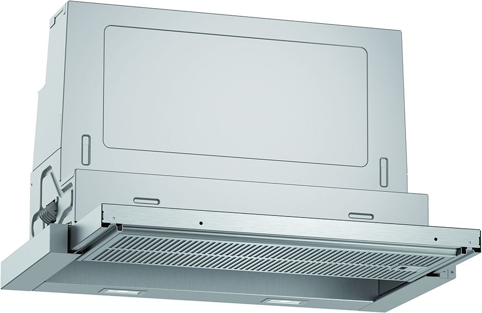 Dunstabzugshaube Flschirm 598mm si A LED 53dB 399cbm/h Ø120-150mm 3st Abl/Uml