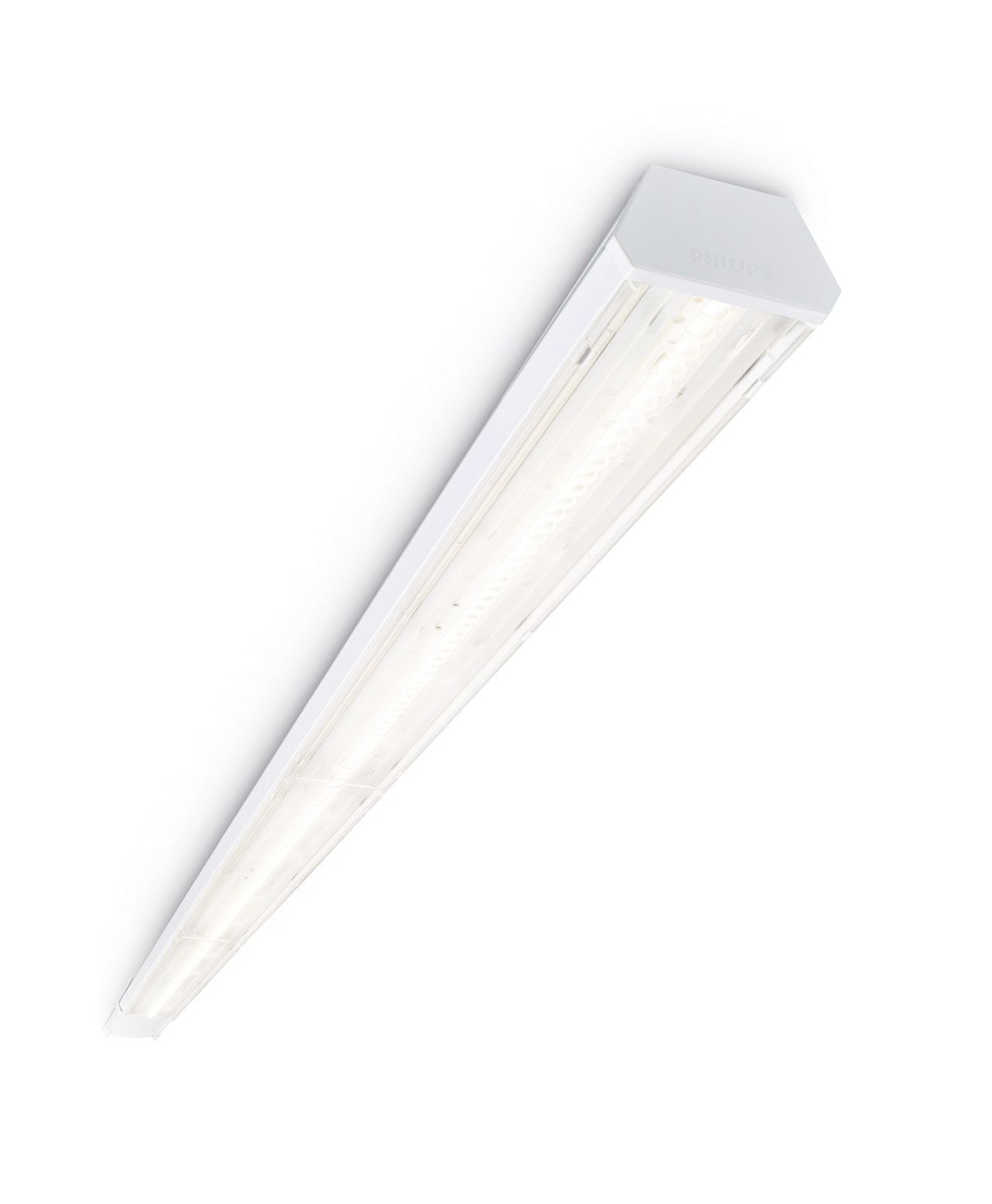 LED-Geräteträger 57W CoreLine 4000K 1LED 9000lm elektr.Trafo IP20 ws 80x3400x50mm