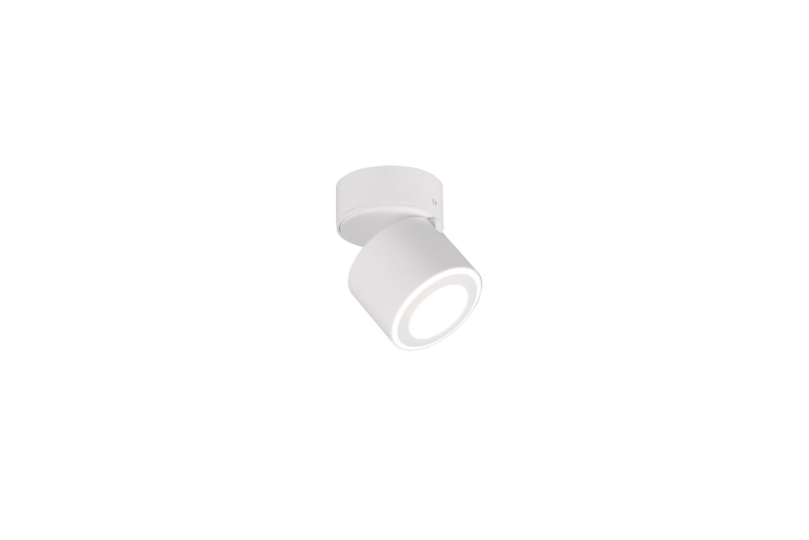 LED-Ein-/Anbauleuchte TAURUS 5W 3000K 450lm ws Konv IP20 Ø87x109mm