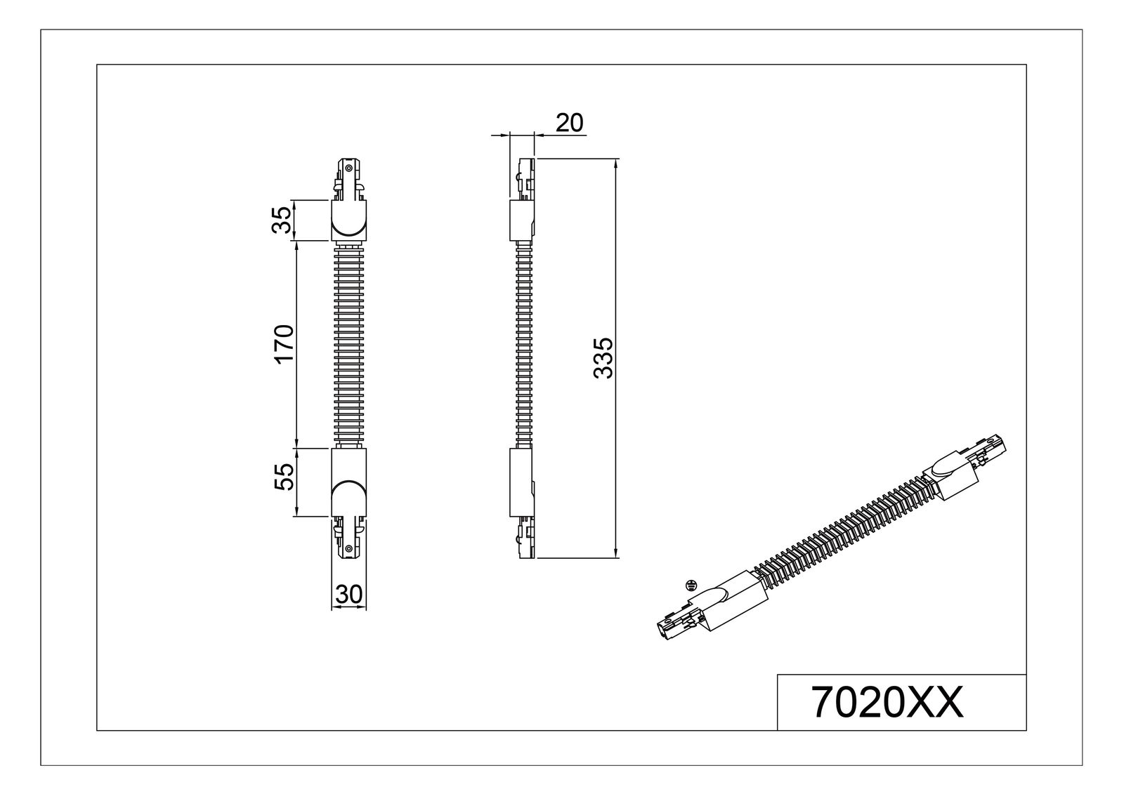Kupplung/Verbinder flex DUOLINE ws 335mm