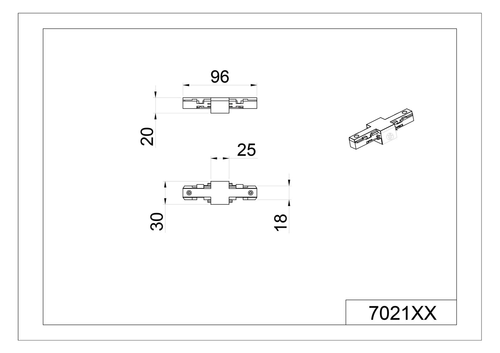 Kupplung/Verbinder ger DUOLINE ti 96mm