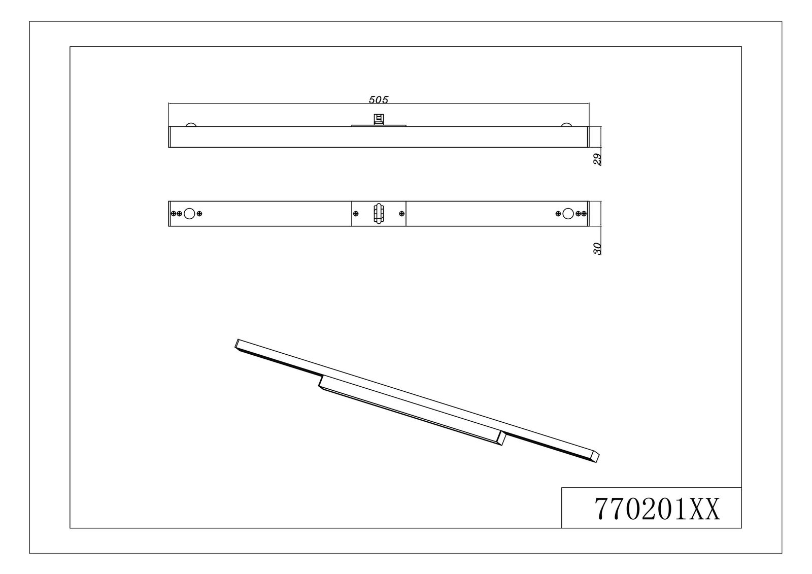 LED-Schienenstrahler 6W DUOLINE 3000K ti 850lm Konv 1LED Kst IP20 mt 2ph