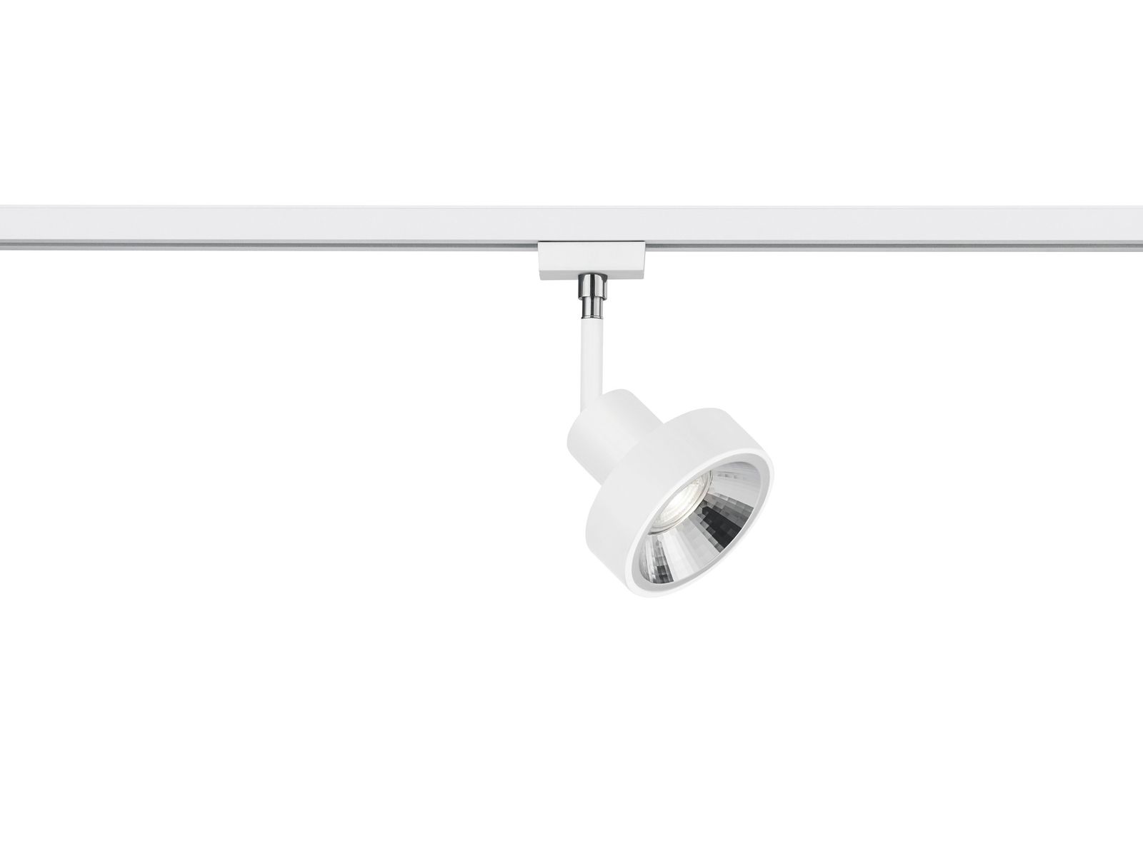 LED-Schienenstrahler 25W LEON ws mt IP20 RF:hglz 1LED ST GU10 2ph 130x200x110mm